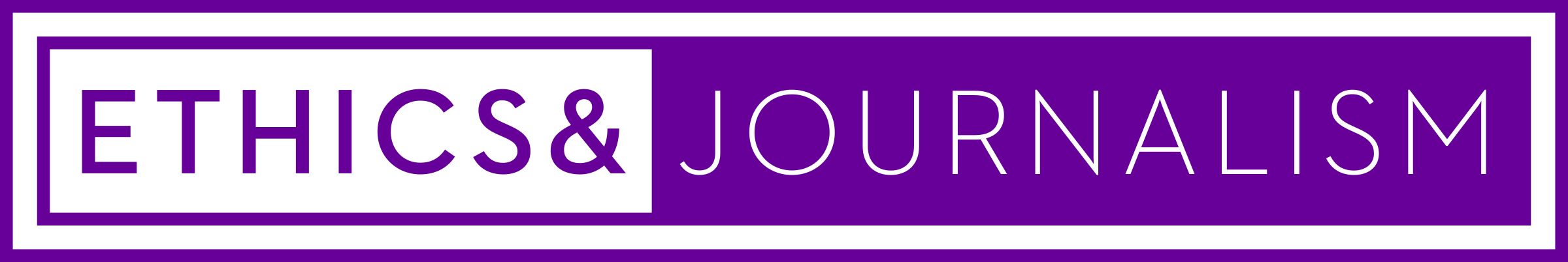Ethics and Journalism Logo